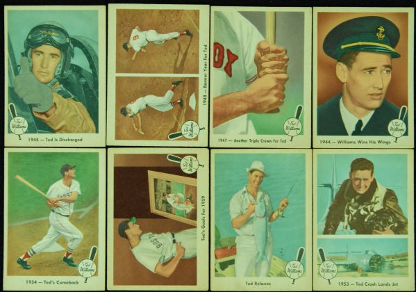 1959 Fleer Life of Ted Williams Partial Set (47/80)