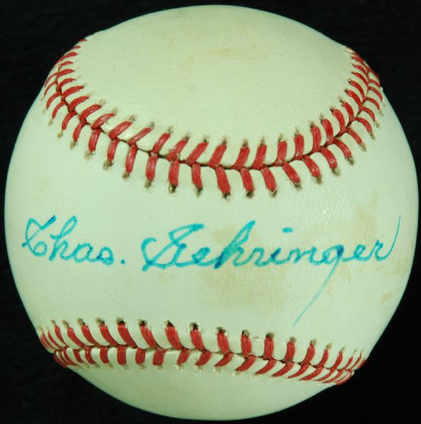 Charlie Gehringer Single-Signed OAL Baseball (PSA/DNA)