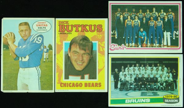 1960’s, 1970’s Topps Insert Posters From Four Sports (79)
