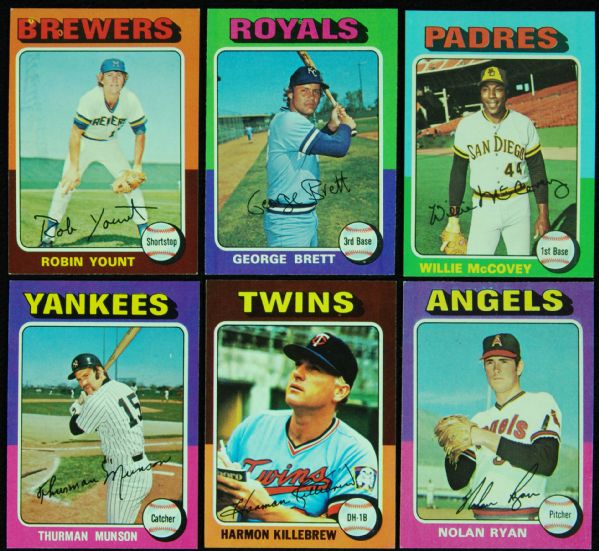1975 Topps Baseball Super High-Grade Complete Set (660)