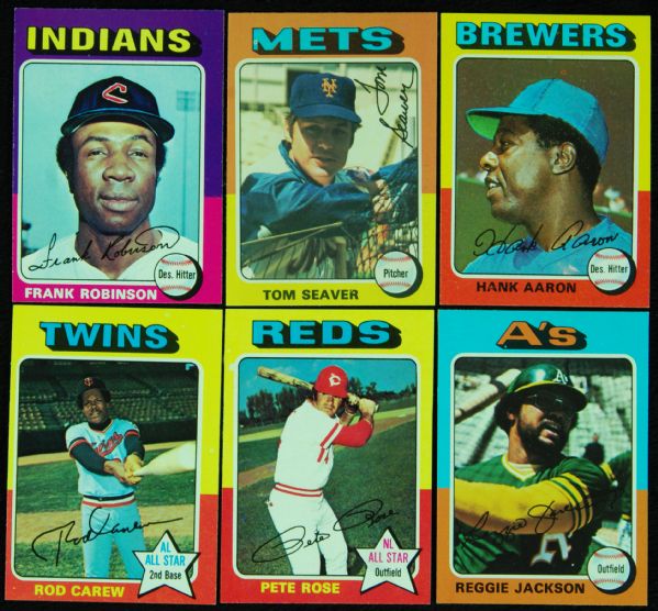 1975 Topps Baseball Super High-Grade Complete Set (660)