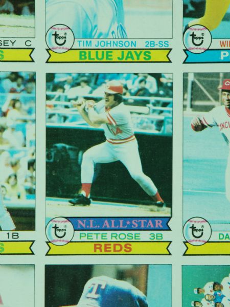 1979 Topps Baseball Uncut Sheet Loaded with HOFers