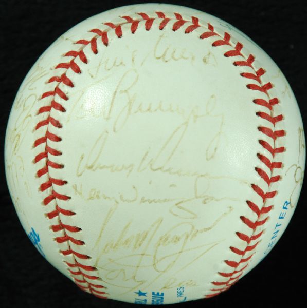 Early 1990s Boston Red Sox Team-Signed OAL Baseball (18) with Clemens, Viola, Burks
