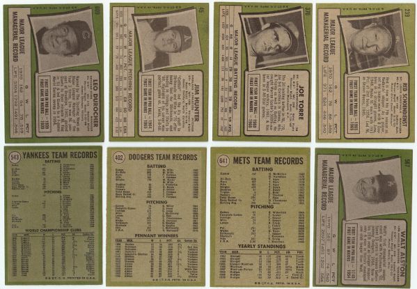 1971 Topps Baseball Super High-Grade Grouping With HOFers (880)