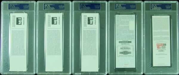 1990s-2010s 3+ Home Run Game Tickets (13) (PSA/DNA)