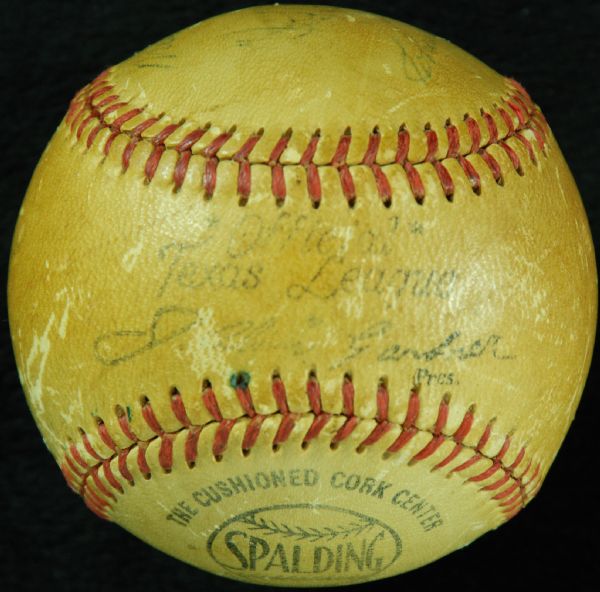 Ty Cobb, Frank Baker, Mickey Cochrane, Dizzy Dean & Others Multi-Signed Baseball (8) (JSA)