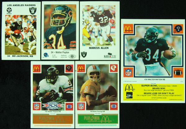 1970’s-80’s Football Issues, Police Sets, Inserts (260)