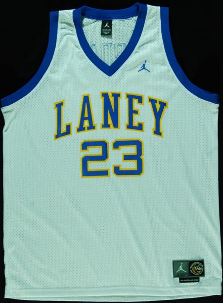 Michael Jordan Signed Laney High School Jersey (UDA)