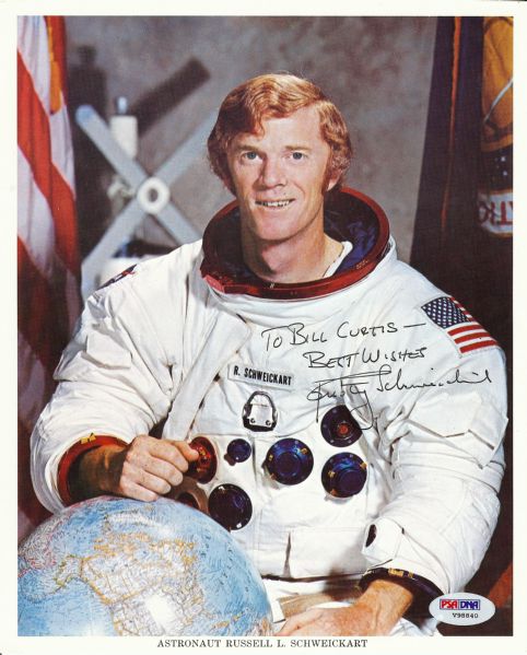 Rusty Schweickart Signed 8x10 NASA Photo (PSA/DNA)