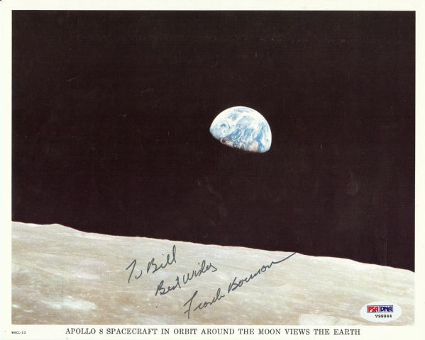 Frank Borman Signed 8x10 NASA Photo (PSA/DNA)