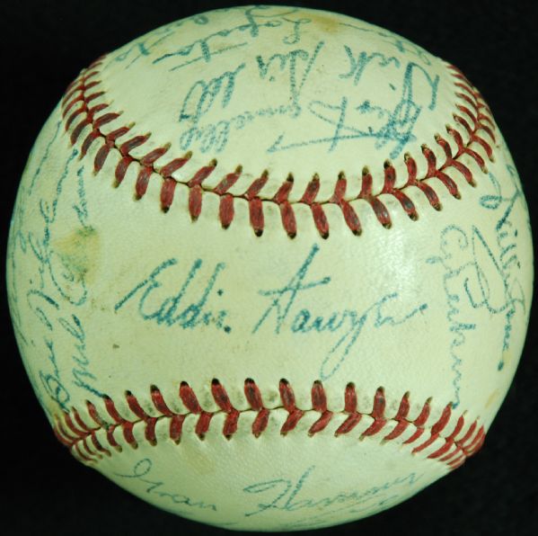 1950 Philadelphia Phillies NL Champions Team-Signed ONL Baseball (27) (JSA)