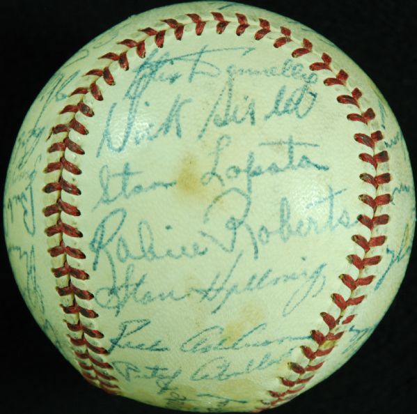 1950 Philadelphia Phillies NL Champions Team-Signed ONL Baseball (27) (JSA)