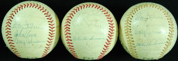 1977 St. Louis Cardinals Team-Signed Baseballs (3)