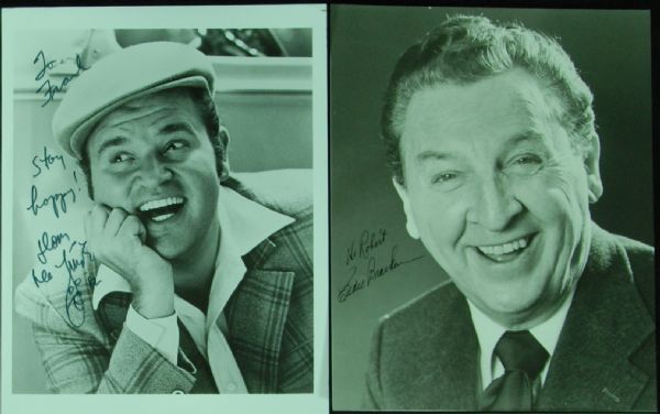 Actors Signed 8x10 Photos (5) with Tommy Bond, Dom Deluise