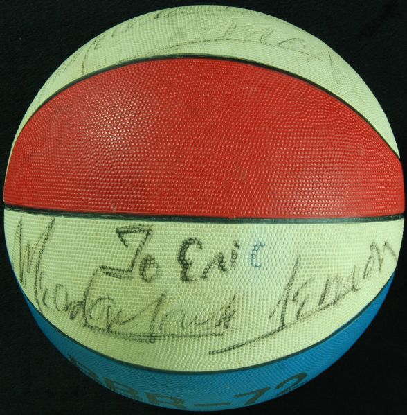 Meadowlark Lemon Twice-Signed Leapro Basketball (SGC)