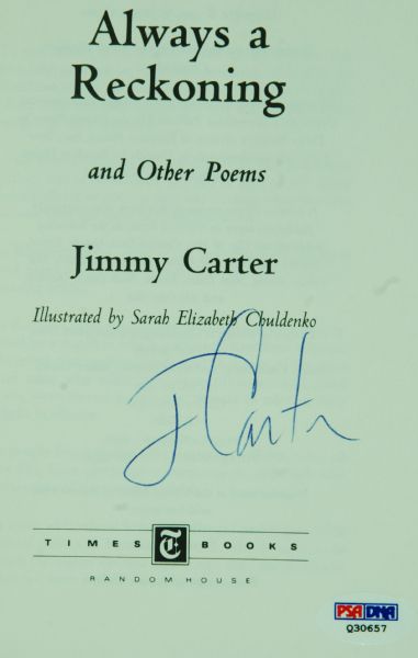 Jimmy Carter Signed Books Trio (3)