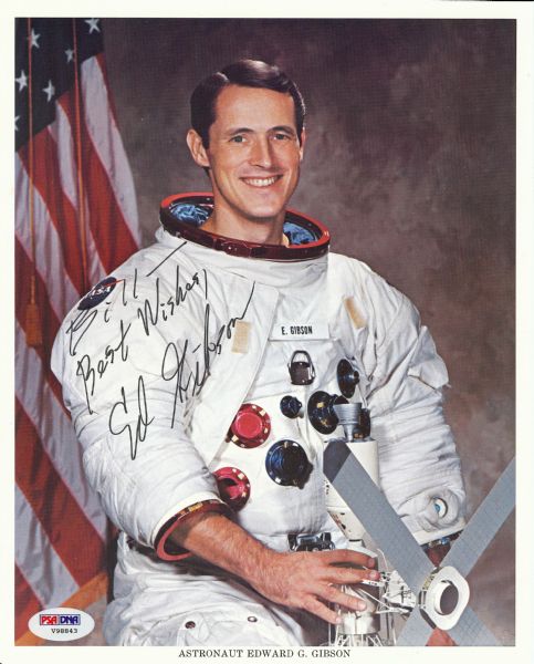 Edward Gibson Signed 8x10 NASA Photo (PSA/DNA)