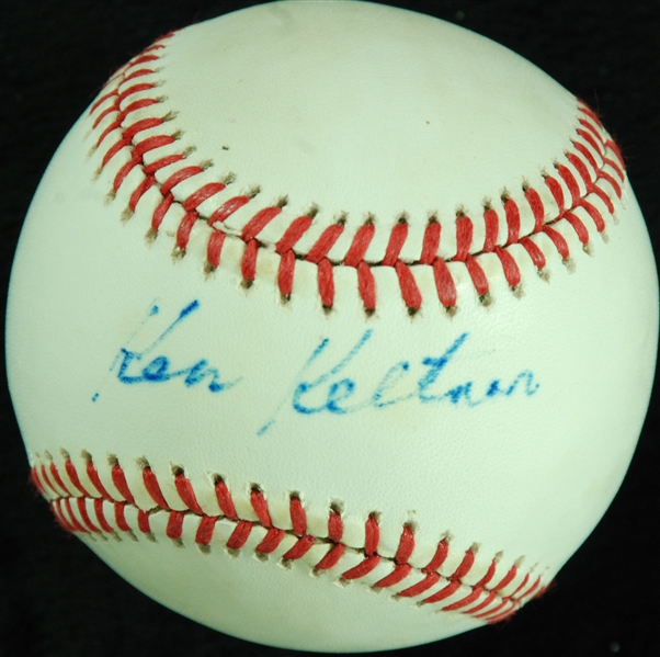 Ken Keltner Single-Signed OAL Baseball (PSA/DNA)