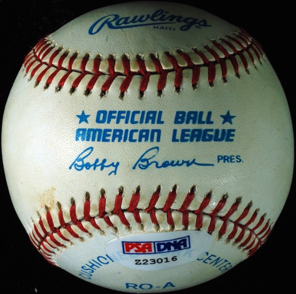 Ken Keltner Single-Signed OAL Baseball (PSA/DNA)