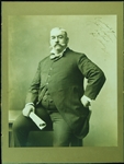 Exquisite John L. Sullivan Signed 16x20 Original Elmer Chickering Cabinet Photo (JSA)
