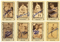 1980-83 Cramer Baseball Legends Set Signed by 55 with Mantle, Williams, DiMaggio