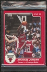 1984-85 Star Co. Chicago Bulls Set (12) in Sealed Bag with Michael Jordan XRC