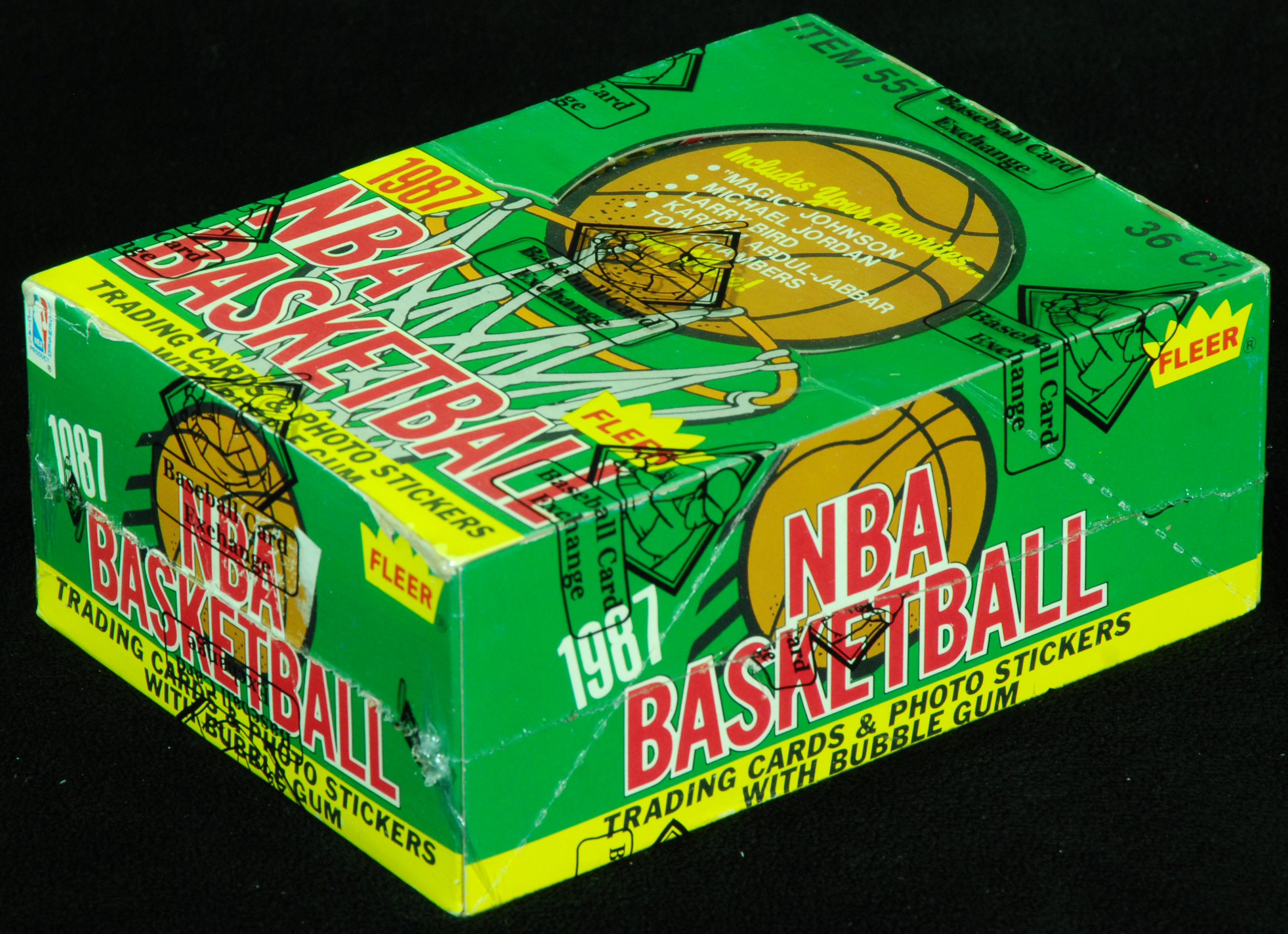 Lot Detail - 1987-88 Fleer Basketball Wax Box (36) (BBCE)