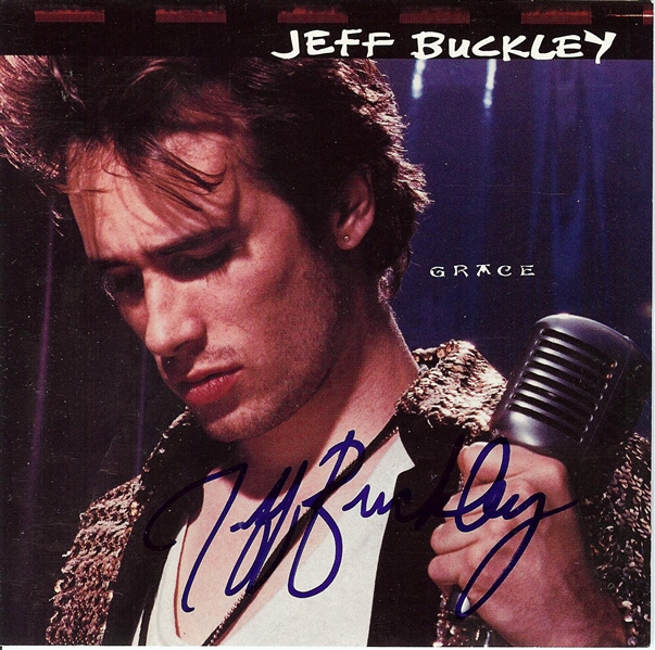 Jeff Buckley Signed Grace CD Cover (PSA/DNA)