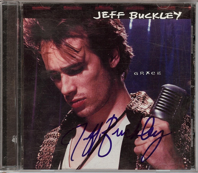 Jeff Buckley Signed Grace CD Cover (PSA/DNA)