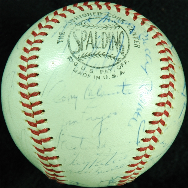 1964 AL All-Stars Team-Signed ONL Baseball (32) with Gil Hodges, Mantle (PSA/DNA) 