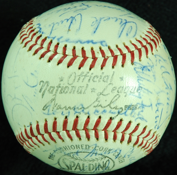 1964 AL All-Stars Team-Signed ONL Baseball (32) with Gil Hodges, Mantle (PSA/DNA) 