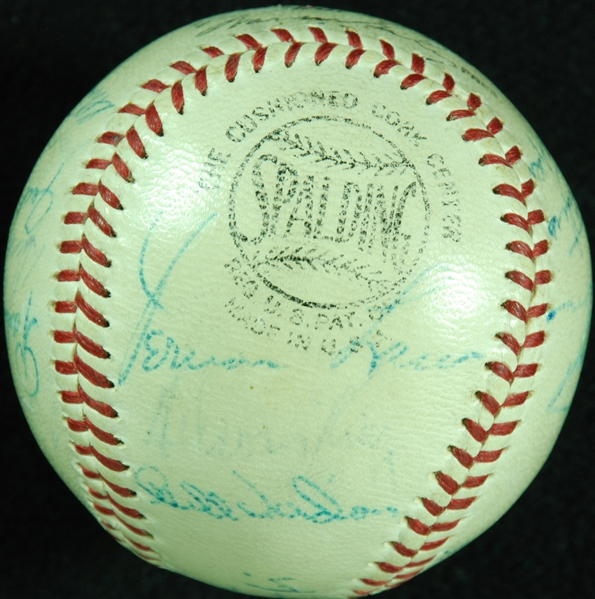 1956 Pittsburgh Pirates Team-Signed ONL Baseball (24) with Roberto Clemente (JSA)