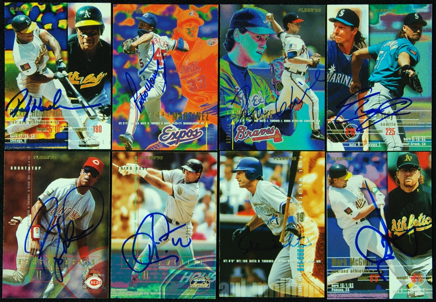 1995 Fleer Tradition Signed Near Set (472) with HOFers