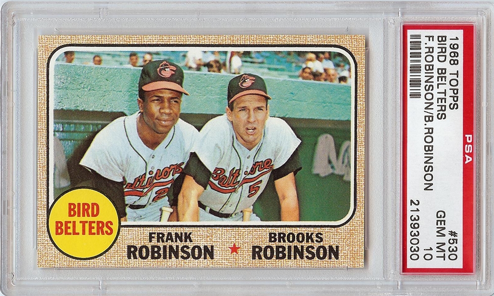 1968 Topps Bird Belters F. Robinson/B.Robinson No. 530 PSA 10 GEM MINT