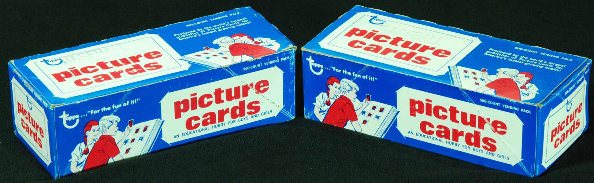 1983 Topps Baseball Vending Boxes Pair (2)