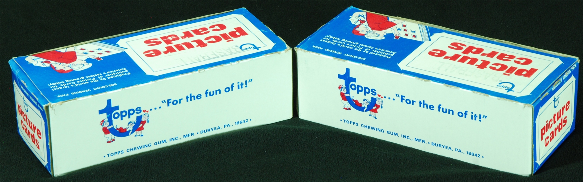 1983 Topps Baseball Vending Boxes Pair (2)