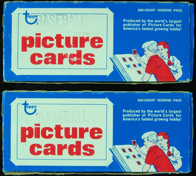 1983 Topps Baseball Vending Boxes Pair (2)