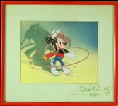 Walt Disney Signed Mickey Mouse 8x10 Production Cel (PSA/DNA)
