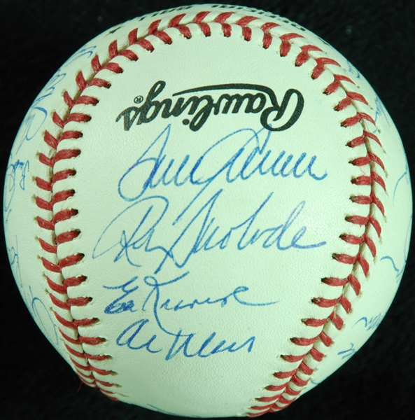 1969 New York Mets World Champions Team-Signed ONL Baseball (25) (PSA/DNA)