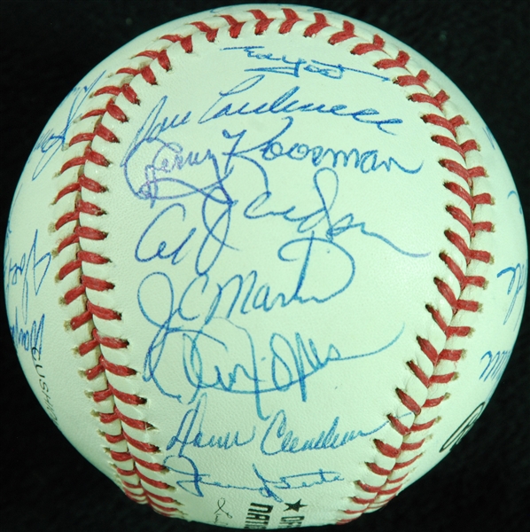 1969 New York Mets World Champions Team-Signed ONL Baseball (25) (PSA/DNA)