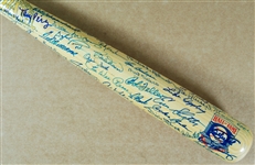 Amazing HOFer Multi-Signed Cooperstown Bat (100) with Mantle, Williams (JSA)
