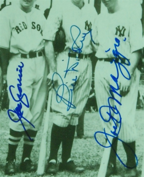 1937 All-Star Game 8x10 Photo Signed by DiMaggio, Greenberg, Cronin, Dickey & Gehringer (PSA/DNA)