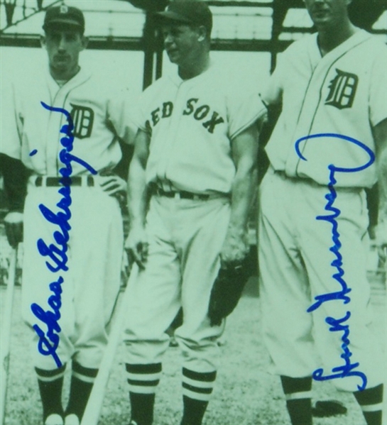 1937 All-Star Game 8x10 Photo Signed by DiMaggio, Greenberg, Cronin, Dickey & Gehringer (PSA/DNA)