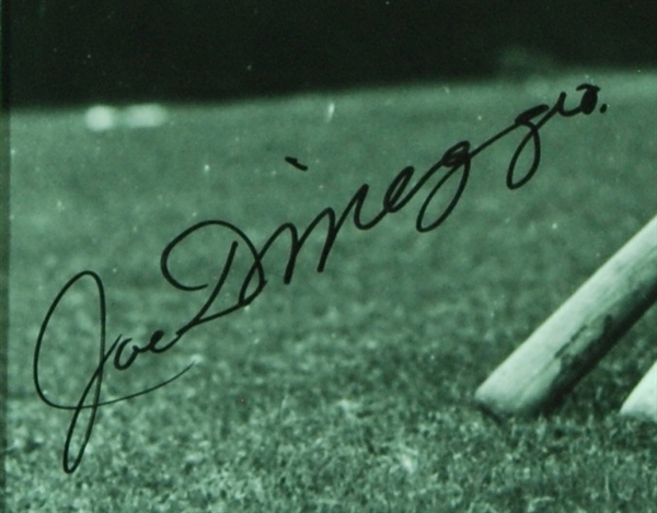 Joe DiMaggio Signed 8x10 Photo from Brearley Collection (PSA/DNA)