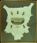 1915 Boston Red Sox World Champions Leather Display