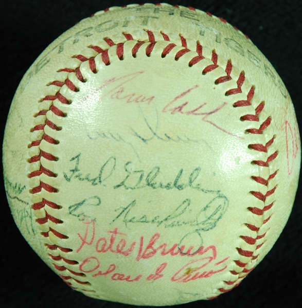 1965 Detroit Tigers Team-Signed Baseball (25) with Norm Cash, Kaline