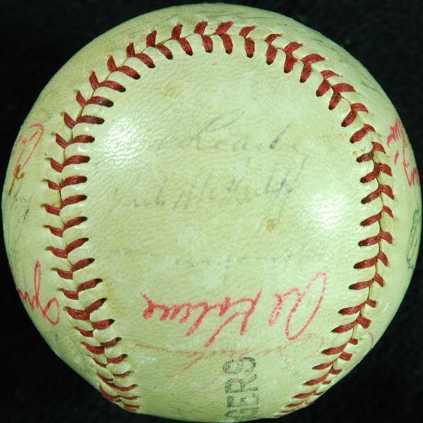 1965 Detroit Tigers Team-Signed Baseball (25) with Norm Cash, Kaline