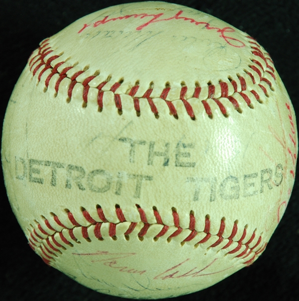 1965 Detroit Tigers Team-Signed Baseball (25) with Norm Cash, Kaline