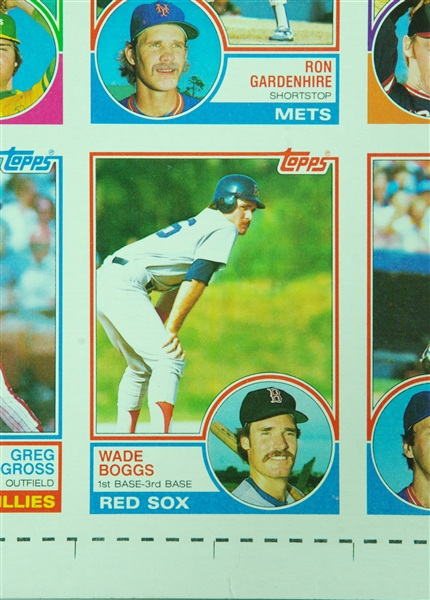 1983 Topps Baseball Uncut Sheets Group (3)