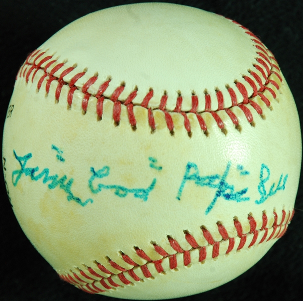 James Cool Papa Bell Single-Signed ONL Baseball (JSA)